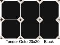 TENDER 20 x 20 cm - Carrelage sol, octogonal avec taco