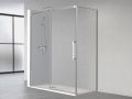 Porte de douche coulissante, avec retour fixe 70 cm - TOURS