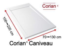 Receveur de douche, caniveau - CORIAN ® CANIVEAU XL