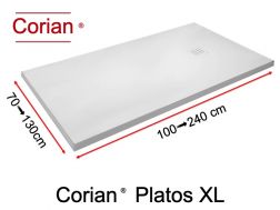 Receveur de douche, en Corian ® - PLATOS XL