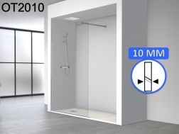 Paroi de douche, verre fixe de 10 mm - OT2010