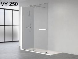 Paroi de douche, coulissante, verre 8 mm - VY250