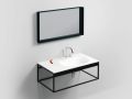 Structure noir, suspendu, pour plan vasque, profondeur 50 cm - FRAME