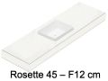 Vasque, suspendue ou  poser, en rsine minrale - ROSETTE 45