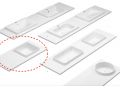 Vasque, suspendue ou  poser, en rsine minrale - ROSETTE 37