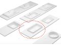 Vasque, suspendue ou  poser, en rsine minrale - ROSETTE 58