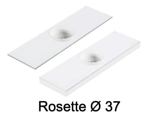 Vasque, suspendue ou  poser, en rsine minrale - ROSETTE  37