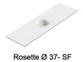 Vasque, suspendue ou  poser, en rsine minrale - ROSETTE  37
