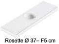 Vasque, suspendue ou  poser, en rsine minrale - ROSETTE  37