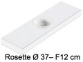 Vasque, suspendue ou  poser, en rsine minrale - ROSETTE  37