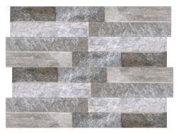 Ordino Grey 8 x 44.2 cm - Carrelage mural effet parement pierre