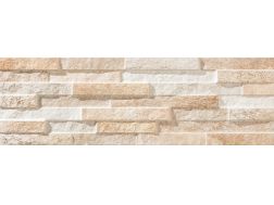 Brickstone Beige 16.3 x 51.7 cm - Carrelage mural effet parement pierre