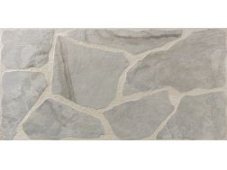 Juno Gris 45 x 90 cm - Carrelage mural effet parement pierre