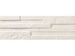 Tikal White 17 x 52 cm - VÃ¦gfliser, stenvendt effekt