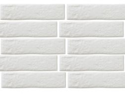 Tiziano Blanco 7 x 28 cm - Carrelage mural effet brique de parement