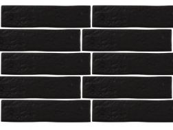 Tiziano Negro 7 x 28 cm - VÃ¦gfliser med murstenseffekt