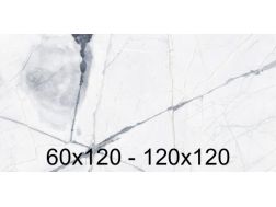 Giotto Blue 60x120, 120x120 cm - Carrelage effet marbre