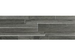 Tikal wood Atlas Gris 17 x 52 cm - Carrelage mural effet parement bois