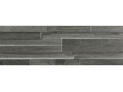 Tikal wood Atlas Gris 17 x 52 cm - Carrelage mural effet parement bois