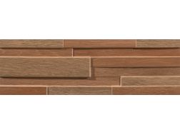 Tikal Wood Orinoco Dark 17 x 52 cm - Carrelage mural effet parement bois