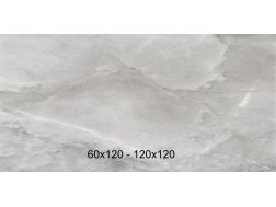 Akron Grey 60x120, 120x120 cm - Carrelage effet marbre