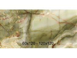 Eunoia Green 60x120, 120x120 cm - Carrelage effet marbre