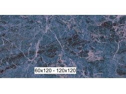 Matisse Cobalt 60x120, 120x120 cm - Carrelage effet marbre