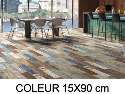 COLEUR - Carrelage à l'aspect parquet bois