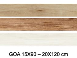 GOA - Carrelage à l'aspect parquet bois