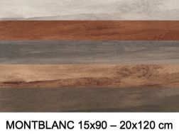 MONTBLANC - Carrelage à l'aspect parquet bois