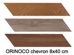 ORINOCO - Carrelage à l'aspect parquet bois, en chevron