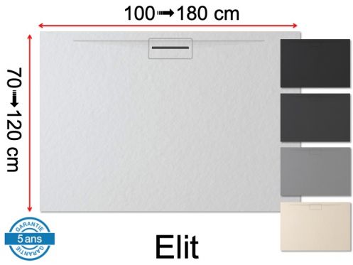 Receveur de douche, caniveau design frontal - ELIT