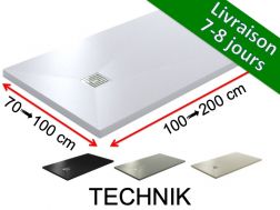 Receveurs de douche, extra plat, antidérapant - TECHNIK 130