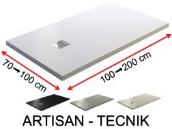 Receveurs de douche, extra plat, antidérapant - ARTISAN TECNIK 120
