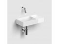 -20__percent__ Lave mains, 38x19 cm, plage  droite, robinetterie mural - VALE 38