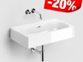 Lavabo 70 x 42 cm, en cramique blanc - MATCH ME 70