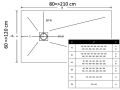 Receveur de douche sur mesure, extra plat - BOLOGNE