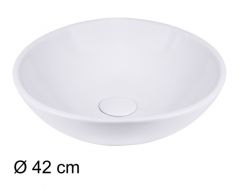 Vasque Ø 40 cm, en céramique blanc - TREND 415