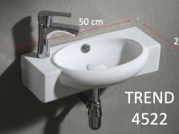 Lave mains, 50x27 cm, céramique - TREND 4522