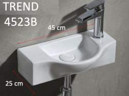 Lave mains, 45x25 cm, céramique - TREND 4523B
