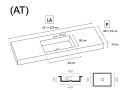 Plan vasque, Solid-Surface Durian - ELBA 40