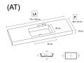 Plan vasque, Solid-Surface Durian - ELBA 50