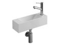 Lave-mains, 15x42 cm, robinetterie  droite - RECTO 42 A