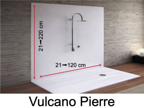 VÃ¦gpaneler, stenfinish - VULCANO