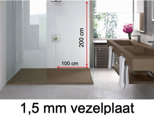 Wandpaneel, in glasvezel, dikte 1,5 mm - LAMINOVA