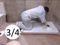 Plaque de rparation, pour receveur de douche,  carreler ou en rsine - BANENOVA