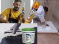 Plaque de rparation, pour receveur de douche,  carreler ou en rsine - BANENOVA