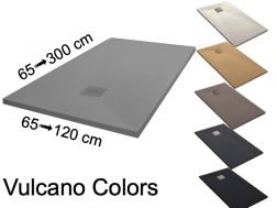 Receveurs de douche, résine Acrystone® - VULCANO Colors 125