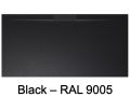 Bruseniche med sideafløb, 130 cm med kanal - PALERMO