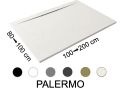Bruseniche med sideaflÃ¸b, 190 cm med kanal - PALERMO